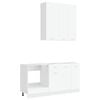 vidaXL Kitchen Unit LYON 5 pcs White Engineered Wood