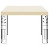 vidaXL Wall-mounted Gazebo 3x3x2.5 m Cream