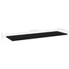 vidaXL Bookshelf Boards 8 pcs Black 100x30x1.5 cm Engineered Wood