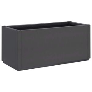 vidaXL Garden Flower Box Dark Grey