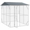vidaXL Bird Cage Anthracite 227 x 310 x 247 cm Galvanised Steel