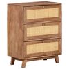 vidaXL Sideboard 61x35x76 cm Solid Mango Wood