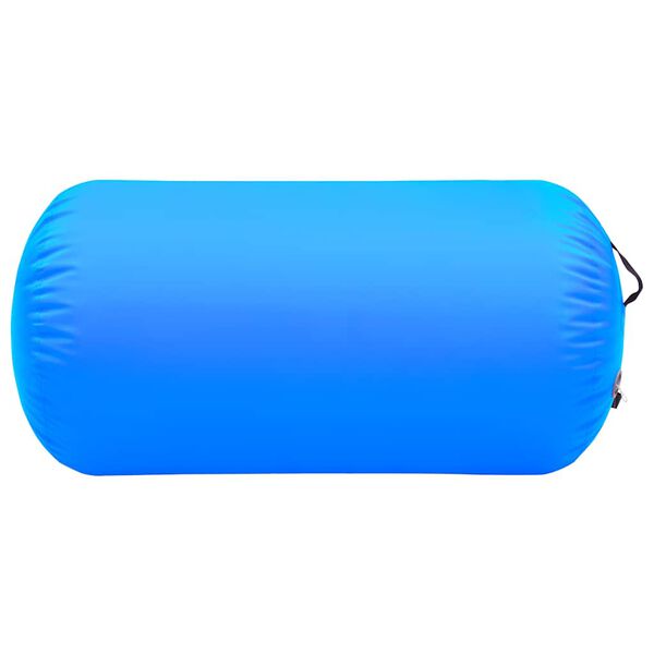 vidaXL Inflatable Gymnastic Roll with Pump 120x75 cm PVC Blue