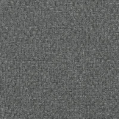 vidaXL Chaise Longue Dark Grey Fabric