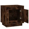 vidaXL Bedside Cabinets 2 pcs Smoked Oak 44x35x45 cm Engineered Wood