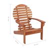 vidaXL Adirondack Chair Solid Acacia Wood