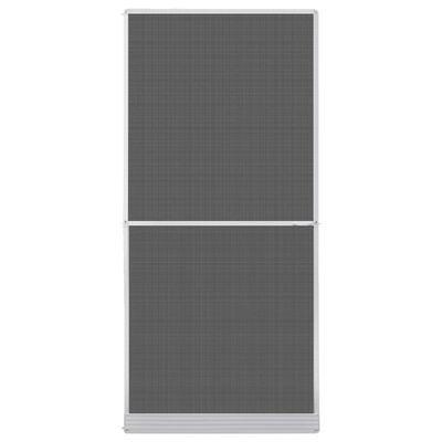White Hinged Insect Screen for Doors 100 x 215 cm