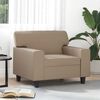 vidaXL Sofa Chair Cappuccino 60 cm Faux Leather