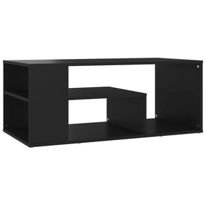 vidaXL Coffee Table | Black | Engineered wood | Medium | Coffee Table