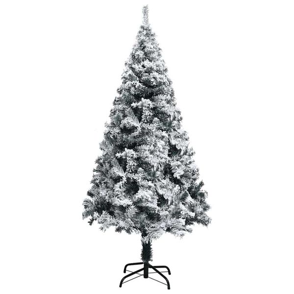 vidaXL Artificial Pre-lit Christmas Tree with Ball Set Green 150 cm PVC
