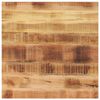 vidaXL Table Top 70x70x1,5 cm Square Solid Wood Rough Mango