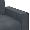 vidaXL 2 Piece Sofa Set with Cushions Dark Grey Velvet