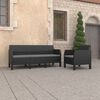 vidaXL 2 Piece Garden Lounge Set with Cushions PP Rattan Anthracite