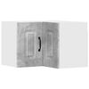 vidaXL Dishwasher Panel Kalmar White 57 x 57 x 40 cm Engineered Wood