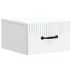 vidaXL Wall-Mounted Bedside Cabinet White 34.5 x 33 x 20 cm