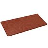 vidaXL Stepping Stone 6 pcs Red 60.5 x 25 x 2 cm Rubber