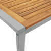 vidaXL Garden Table with U-shaped Legs 140x80x75 cm Solid Wood Acacia