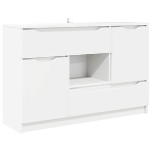 vidaXL Sideboard White 100 x 30 x 65.6 Engineered Wood