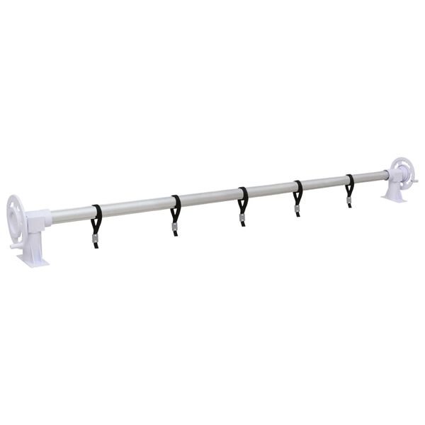vidaXL Pool Cover Roller with Plastic Base