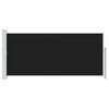 vidaXL Retractable Side Awning 140 x 300 cm Black