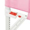 vidaXL Toddler Safety Bed Rail Pink 180x25 cm Fabric