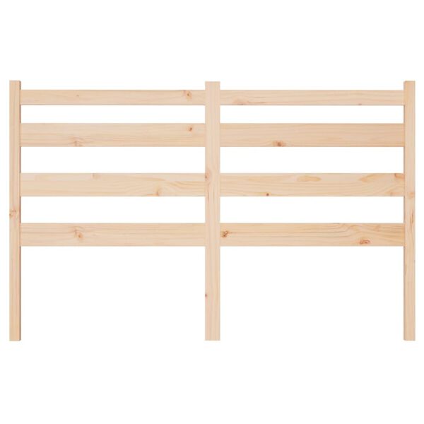 vidaXL Bed Headboard 186x4x100 cm Solid Wood Pine