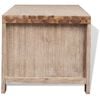 vidaXL TV Cabinet Solid Brushed Acacia Wood 140x38x40 cm