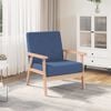 vidaXL Armchair Blue Fabric