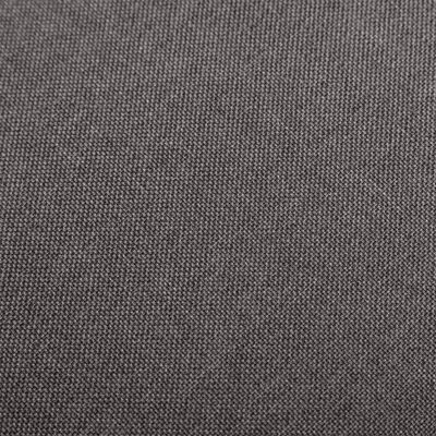 vidaXL Bar Stools 2 pcs Dark Grey Fabric