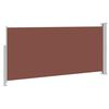 vidaXL Retractable Side Awning 140 x 300 cm Brown