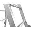 vidaXL Aluminium Step Ladder 8 Steps 150 kg