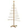 vidaXL Wooden Christmas Tree Brown 150 cm Bamboo