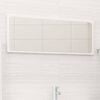 vidaXL Bathroom Mirror High Gloss White 90x1.5x37 cm Engineered Wood