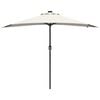 vidaXL Garden Parasol Sand 294 x 150 x 223 cm Fabric