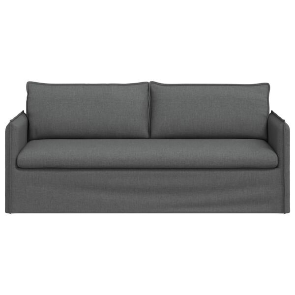vidaXL Sofa Dark Grey 196 x 82 x 85 cm Fabric