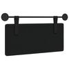 vidaXL Hanging Headboard Black 100 x 55 x 5 cm Faux Leather