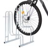 vidaXL Bicycle Stand for 2 Bikes Floor Freestanding Galvanised Steel