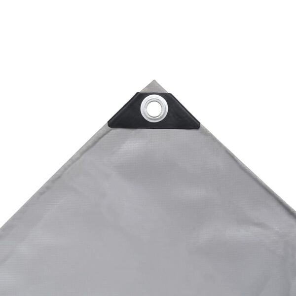 vidaXL Tarpaulin 650 g/m² 4x8 m Grey