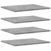 vidaXL Bookshelf Boards 8 pcs Concrete Grey 40x50x1,5 cm Engineered Wood