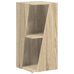vidaXL Side Shelf Sonoma Oak 33 x 32 x 70.5 cm Engineered Wood