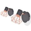 vidaXL Wall Lamp | Black and Copper | Metal and Iron | Small | Industrial