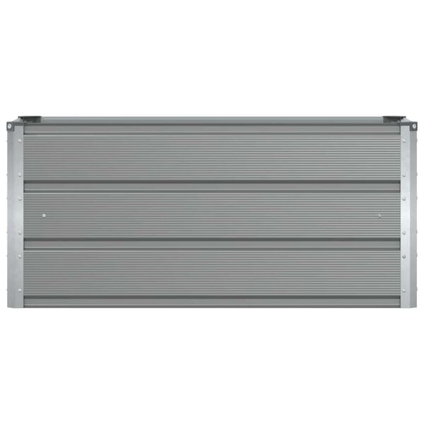 vidaXL Planter Light Grey 100 x 40 x 45 cm Steel