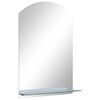 vidaXL Wall Mirror | Clear | Toughened glass | 40x60 cm | Wall mounting
