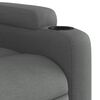 vidaXL Electric Recliner Chair Dark Grey Fabric