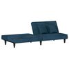 vidaXL Sofa Bed Black Velvet