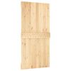 vidaXL Door NARVIK Natural 100 x 210 cm Solid Pine Wood