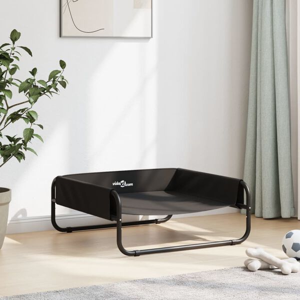 vidaXL Elevated Dog Bed Anthracite Oxford Fabric and Steel