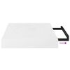 vidaXL Floating Wall Shelves 4 pcs High Gloss White 40x23x3.8 cm MDF