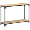 vidaXL Console Table 110x30x75 cm Solid Mango Wood