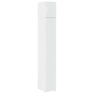 vidaXL Slim Storage Cabinet White 30x42.5x225 cm Engineered Wood